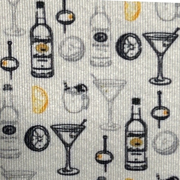 FX Fusion Cocktail Print Golf Polo Shirt Size‎ Medium EUC - Picture 2 of 8